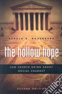 The Hollow Hope libro in lingua di Rosenberg Gerald N.