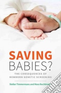 Saving Babies? libro in lingua di Timmermans Stefan, Buchbinder Mara