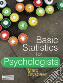 Basic Statistics for Psychologists libro in lingua di Marc Brysbaert