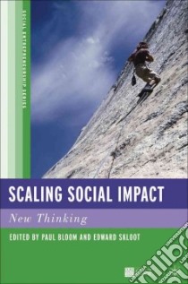 Scaling Social Impact libro in lingua di Bloom Paul N. (EDT), Skloot Edward (EDT)