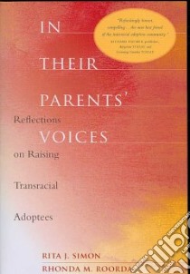 In Their Parents' Voices libro in lingua di Simon Rita J., Roorda Rhonda M.