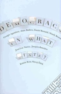 Democracy in What State? libro in lingua di Agamben Giorgio