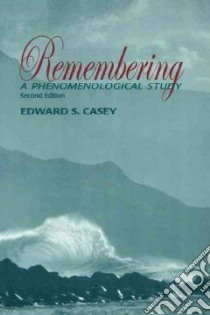 Remembering libro in lingua di Casey Edward S.