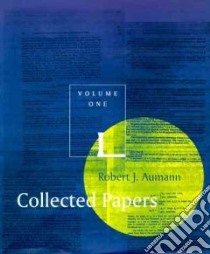 Collected Papers libro in lingua di Aumann Robert J.