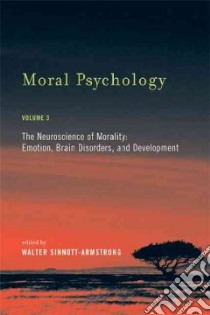 Moral Psychology libro in lingua di Sinnott-Armstrong Walter (EDT)