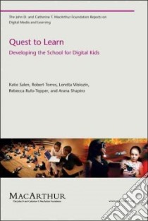 Quest to Learn libro in lingua di Salen Katie, Torres Robert, Wolozin Loretta, Rufo-tepper Rebecca, Shapiro Arana