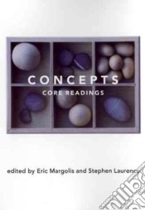 Concepts libro in lingua di Margolis Eric (EDT), Laurence Stephen (EDT)