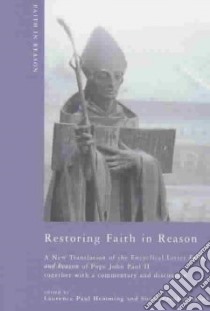 Restoring Faith in Reason libro in lingua di Hemming Laurence Paul (EDT), Parsons Susan Frank (EDT)