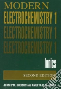 Modern Electrochemistry: v. 1 libro in lingua di J. O'M Bockris