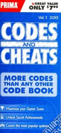 Codes and Cheats 2013 libro in lingua di Knight Michael (COM)