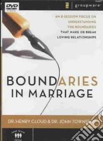 Boundaries in Marriage libro in lingua di Cloud Henry, Townsend John