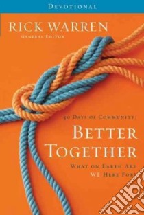 Better Together libro in lingua di Warren Rick (EDT)