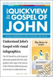 Niv Quickview of the Gospel of John libro in lingua di Zondervan Publishing House (COR)