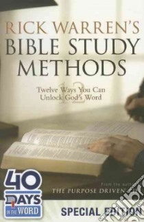 Rick Warren's Bible Study Methods libro in lingua di Warren Rick