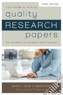 Quality Research Papers libro in lingua di Vyhmeister Nancy Jean, Robertson Terry Dwain