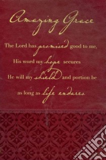 Amazing Grace Rich Red Book & Bible Cover, Large libro in lingua di Zondervan Publishing House (COR)