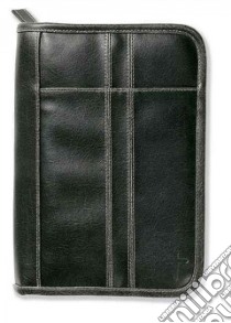 Distressed Leather-Look Black with Stitching Accent Medium libro in lingua di Zondervan Publishing House (COR)