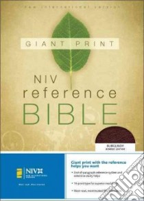 Niv Giant Print Reference Bible libro in lingua di Not Available (NA)