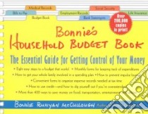 Bonnie's Household Budget Book libro in lingua di McCullough Bonnie Runyan