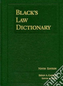 Black's Law Dictionary libro in lingua di Garner Bryan A. (EDT)