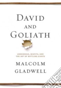 David and Goliath libro in lingua di Gladwell Malcolm