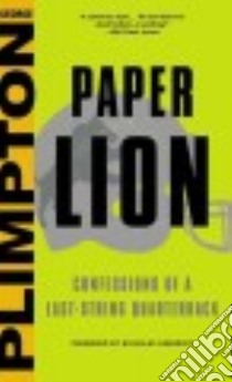 Paper Lion libro in lingua di Plimpton George, Dawidoff Nicholas (FRW)