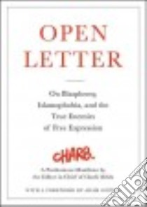 Open Letter libro in lingua di Charb, Gopnik Adam (FRW)