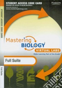 Mastering Biology Virtual Labs Access Code libro in lingua di Benjamin Cummings (COR)