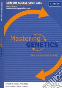 Concepts of Genetics libro in lingua di Klug William S., Cummings Michael R., Spencer Charlotte A., Palladino Michael A.