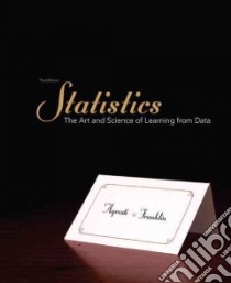 Statistics libro in lingua di Agresti Alan, Franklin Christine