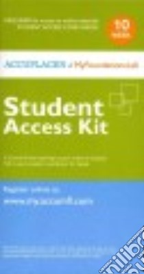 Accuplacer MyFoundationsLab Access Code libro in lingua di Pearson Education Inc. (COR)