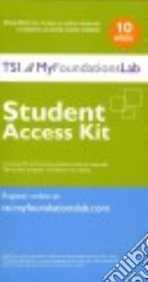 TSI MyFoundationsLab Access Code libro in lingua di Pearson Education Inc. (COR)