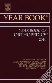 Year Book of Orthopedics libro in lingua di Bernard Morrey