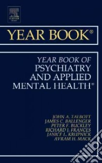 Year Book of Psychiatry and Applied Mental Health libro in lingua di John Talbot