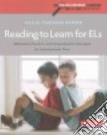 Reading to Learn for ELs libro in lingua di Barber Ana M. Taboada