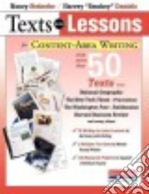 Texts and Lessons for Content-Area Writing libro in lingua di Steineke Nancy, Daniels Harvey