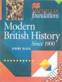 Modern British History libro in lingua di Jeremy Black