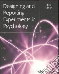 Designing and Reporting Experiments in Psychology libro in lingua di Peter Harris
