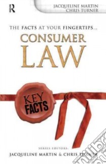 Consumer Law libro in lingua di Jacqueline Martin