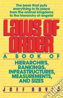 Laws of Order libro in lingua di Rovin Jeff