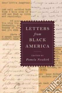 Letters from Black America libro in lingua di Newkirk Pamela (EDT)
