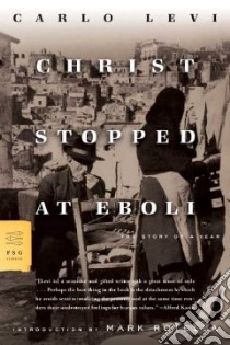 Christ Stopped at Eboli libro in lingua di Levi Carlo, Frenaye Frances (TRN)
