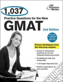 1,037 Practice Questions for the New Gmat libro in lingua di Princeton Review (COR)