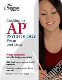 Cracking the AP Psychology Exam libro in lingua di Princeton Review, Talamo Laura
