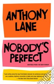 Nobody's Perfect libro in lingua di Lane Anthony