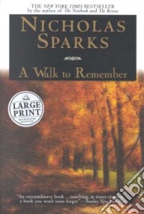 A Walk to Remember libro in lingua di Sparks Nicholas