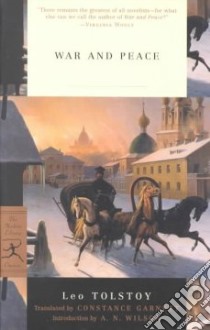 War and Peace libro in lingua di Tolstoy Leo, Garnett Constance Black (TRN)