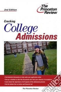 Cracking College Admissions libro in lingua di Katzman John (EDT), Princeton Review (EDT)