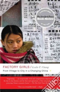 Factory Girls libro in lingua di Chang Leslie T.