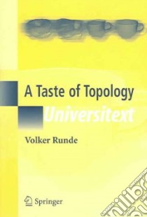 Taste of Topology libro in lingua di Volker Runde
